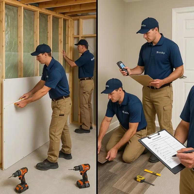 Repairs and Reconstruction process in West Point, NE